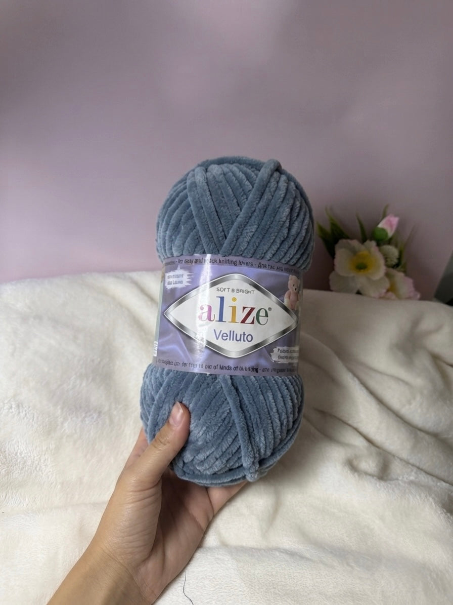 Laine Alize Velluto Gris (428)