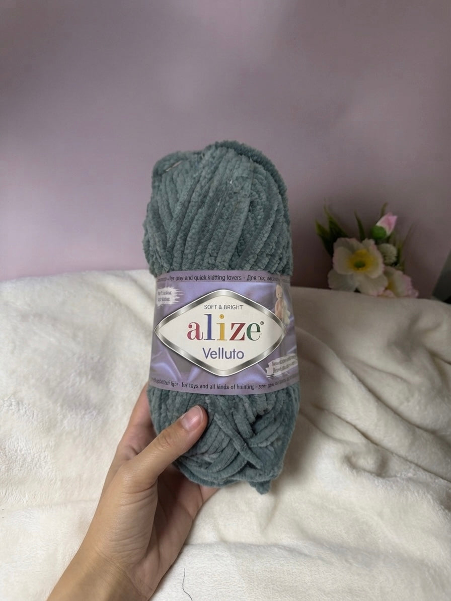 Laine Alize Velluto Gris (87)