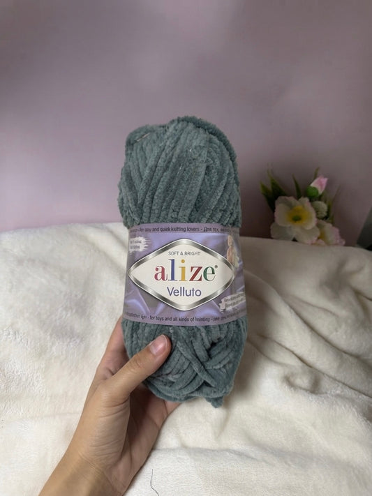 Laine Alize Velluto Gris (87)